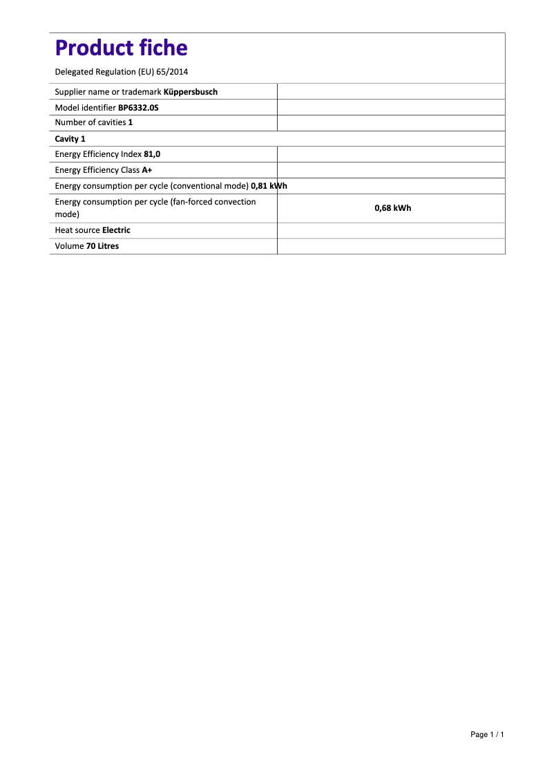 Image de la première page du manuel de l'appareil PizzaMeister BP6332.0S