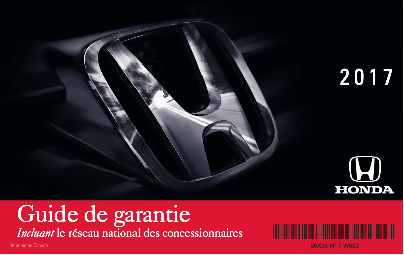 Page 1 of the manual Use and Maintenance Manual Honda Accord Coupe (2017)