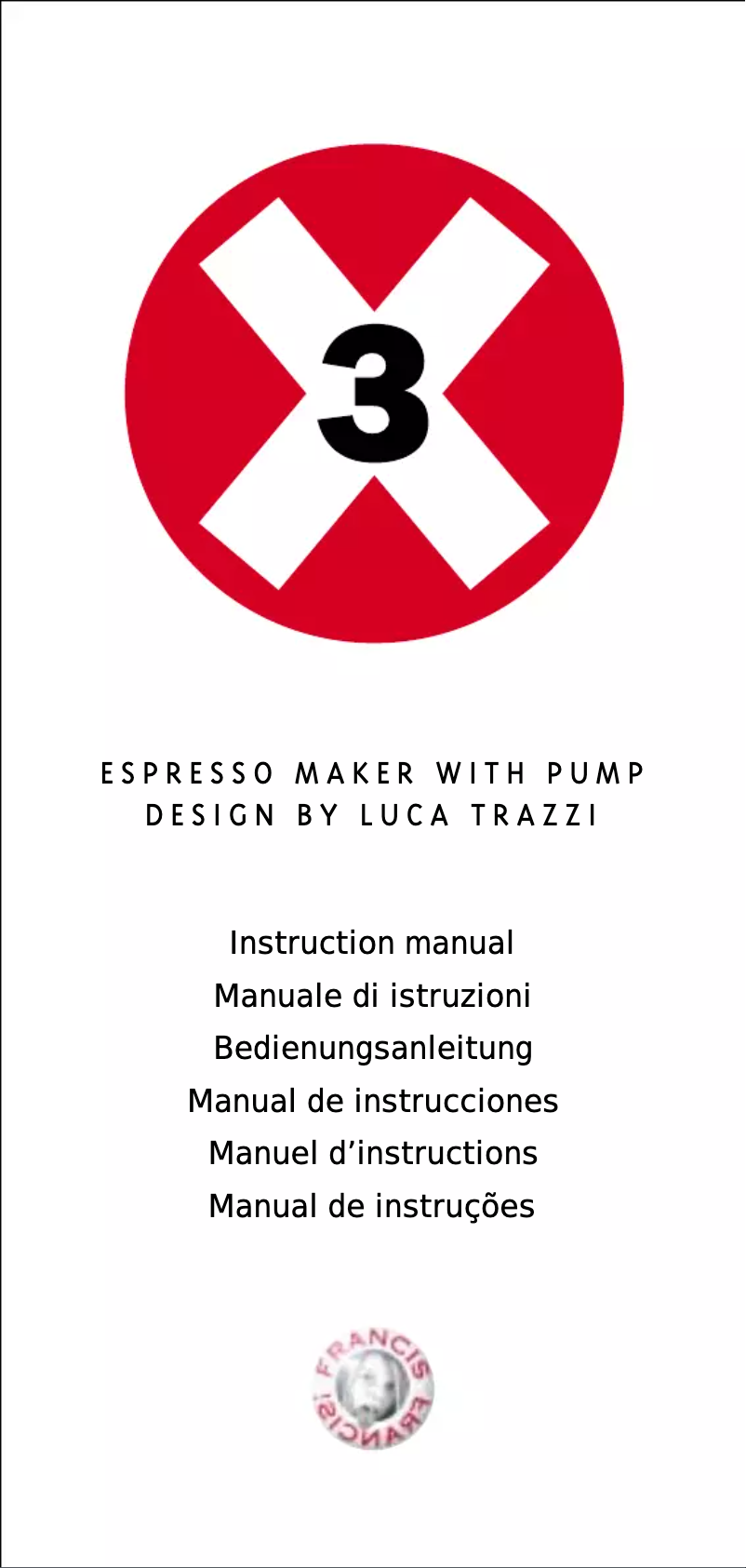 First page image of the manual for X3