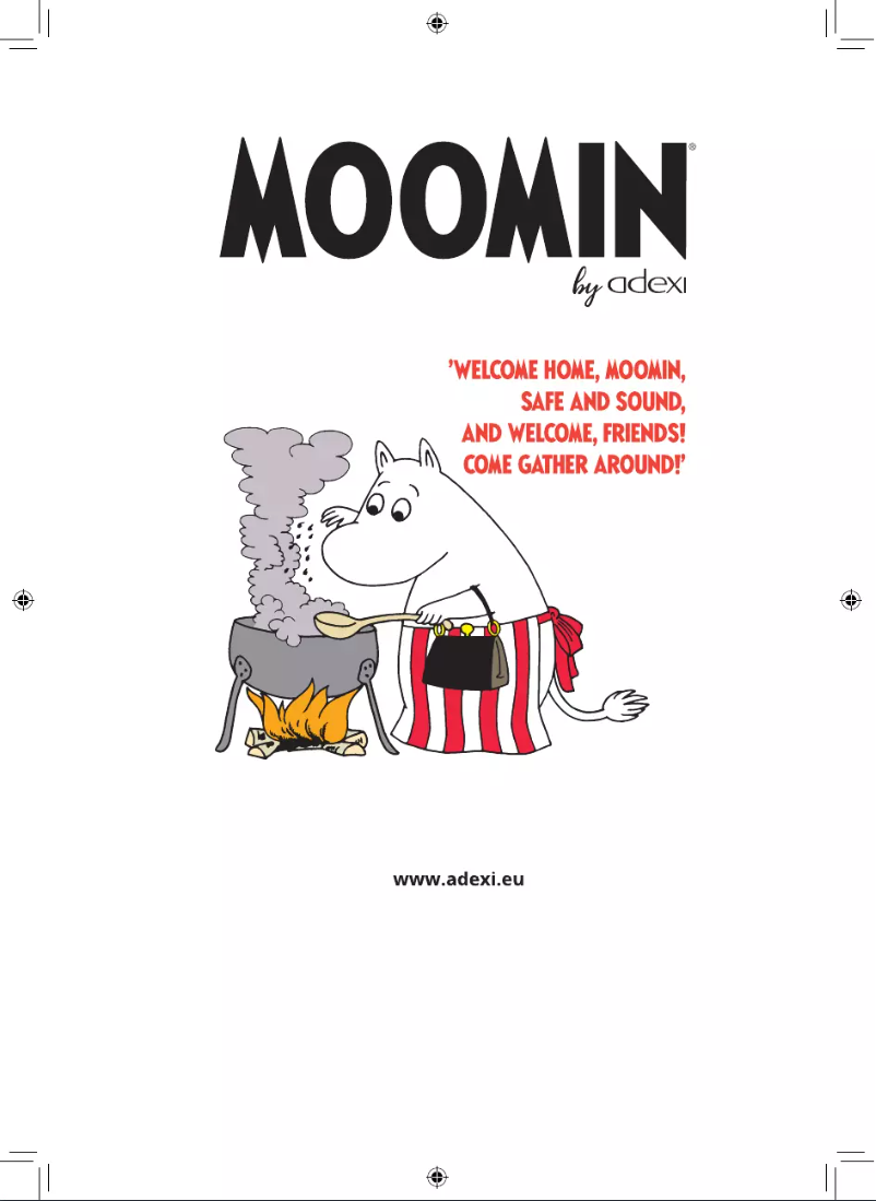 Page 1 of the manual User Manual Moomin 19140003