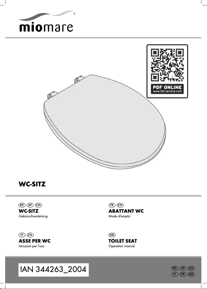 First page image of the manual for IAN 103941