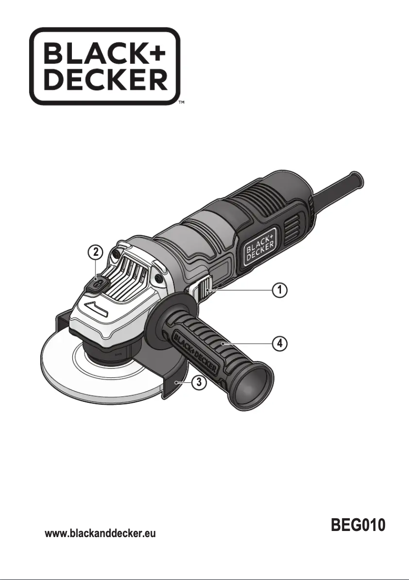 Page 1 of the manual User Manual Black & Decker BEG010