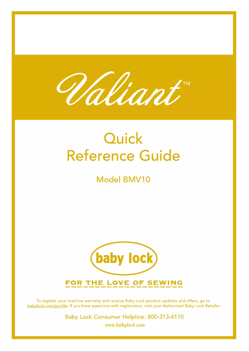 First page image of the manual for Valiant BMV10