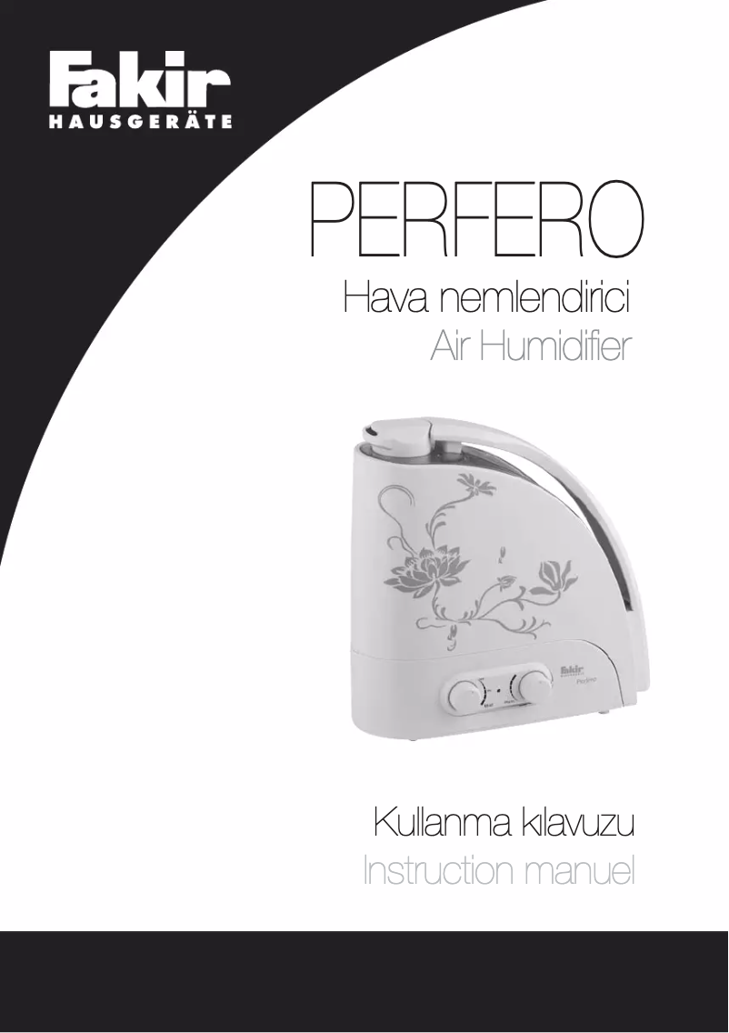First page image of the manual for Perfero