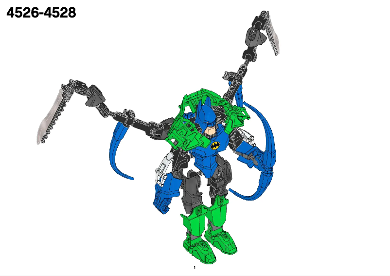 Page 1 of the manual User Manual Lego Green Lantern