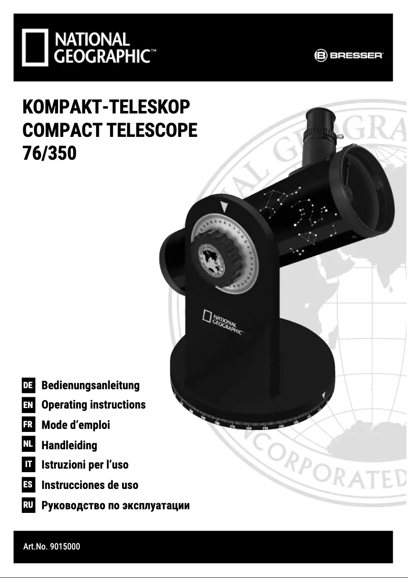 First page image of the manual for 9015000