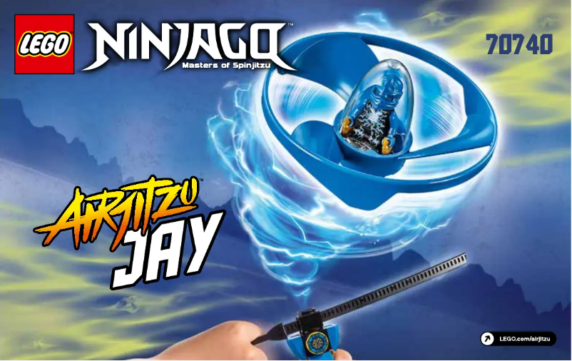 First page image of the manual for Ninjago 70740
