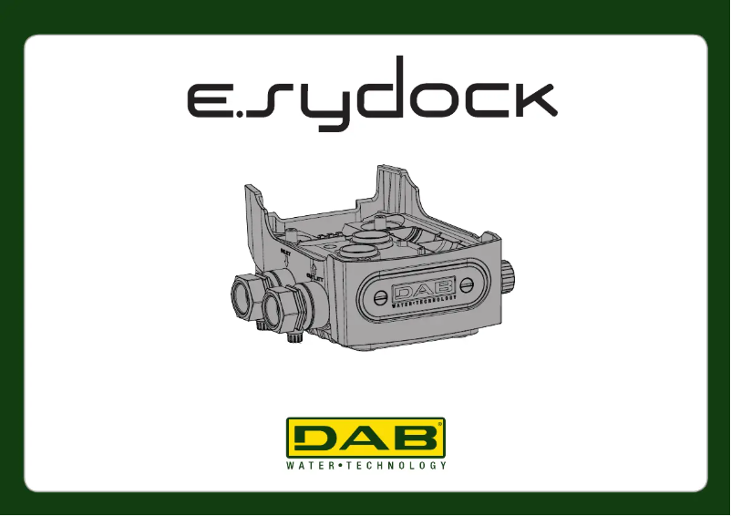 Page 1 of the manual User Manual DAB ESYDOCK