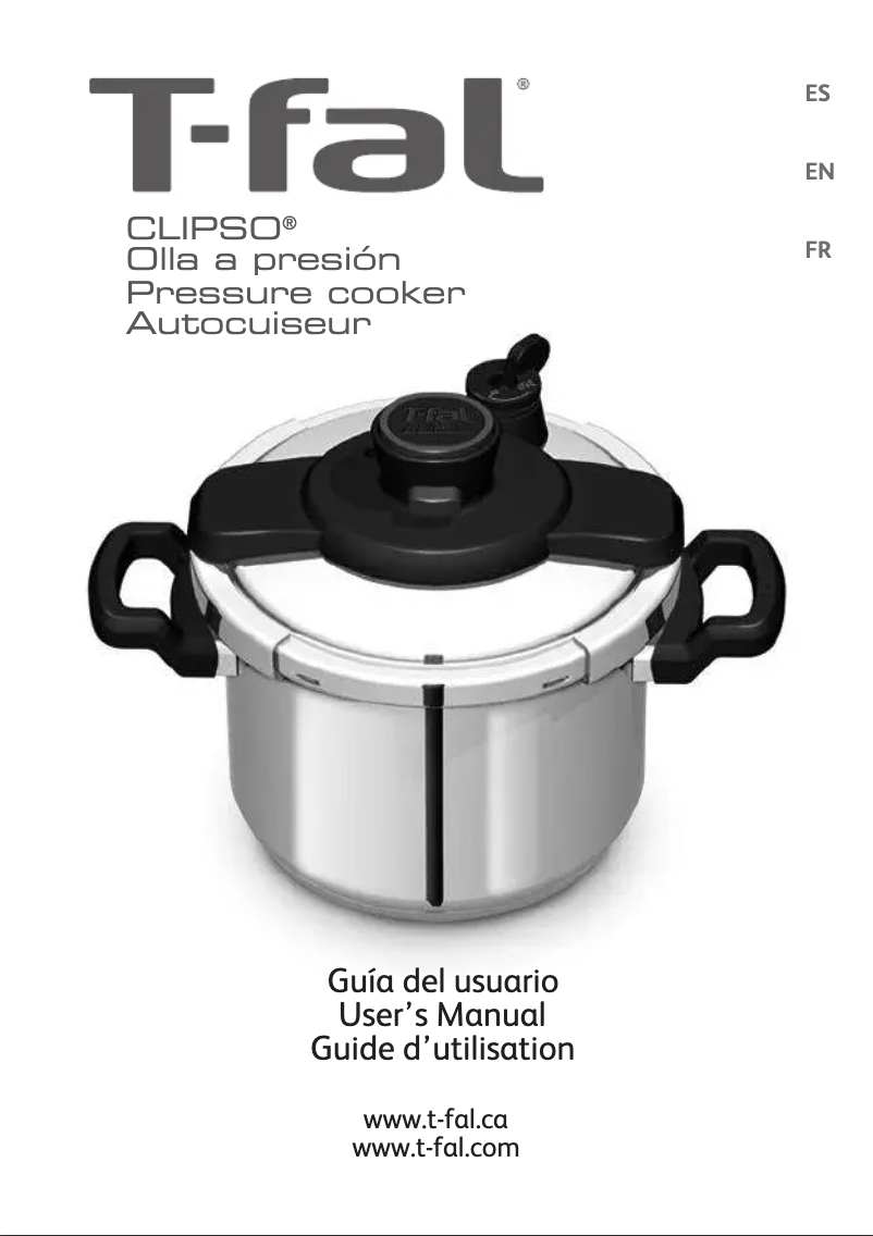 Page 1 of the manual User Manual Tefal Clipso P45007