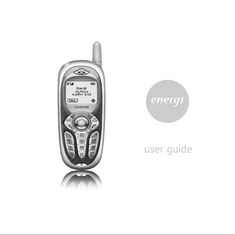 First page image of the manual for Energi