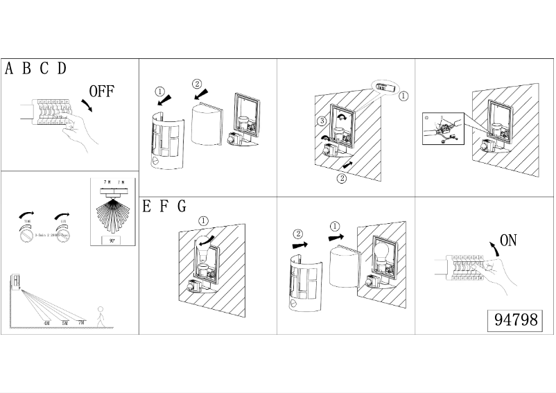 Page 1 of the manual User Manual Eglo Cerno