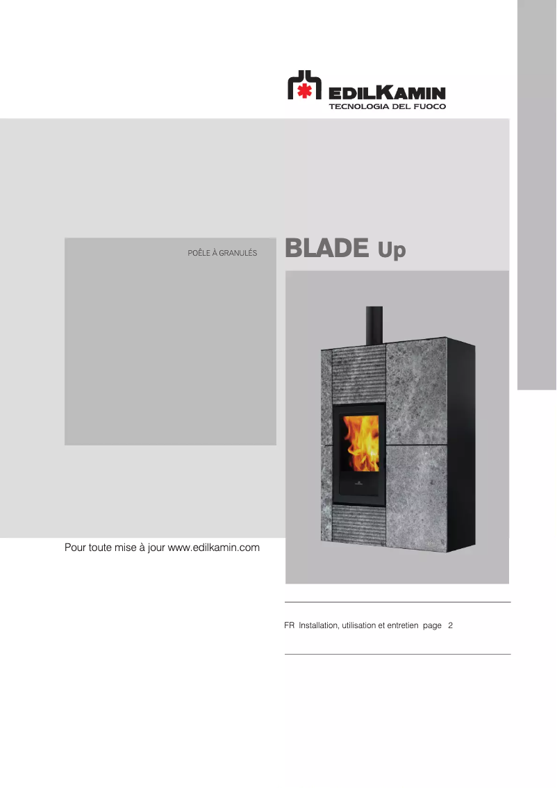 First page image of the manual for BLADE Up
