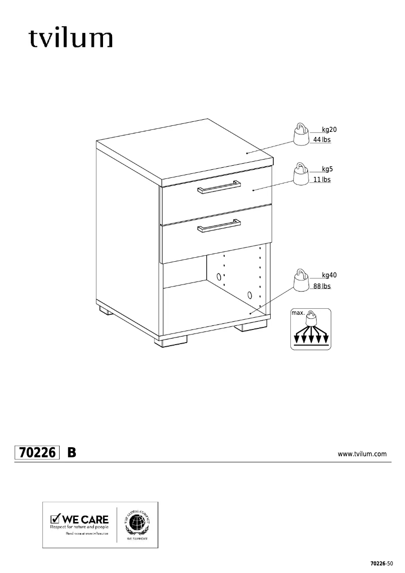 First page image of the manual for Front
