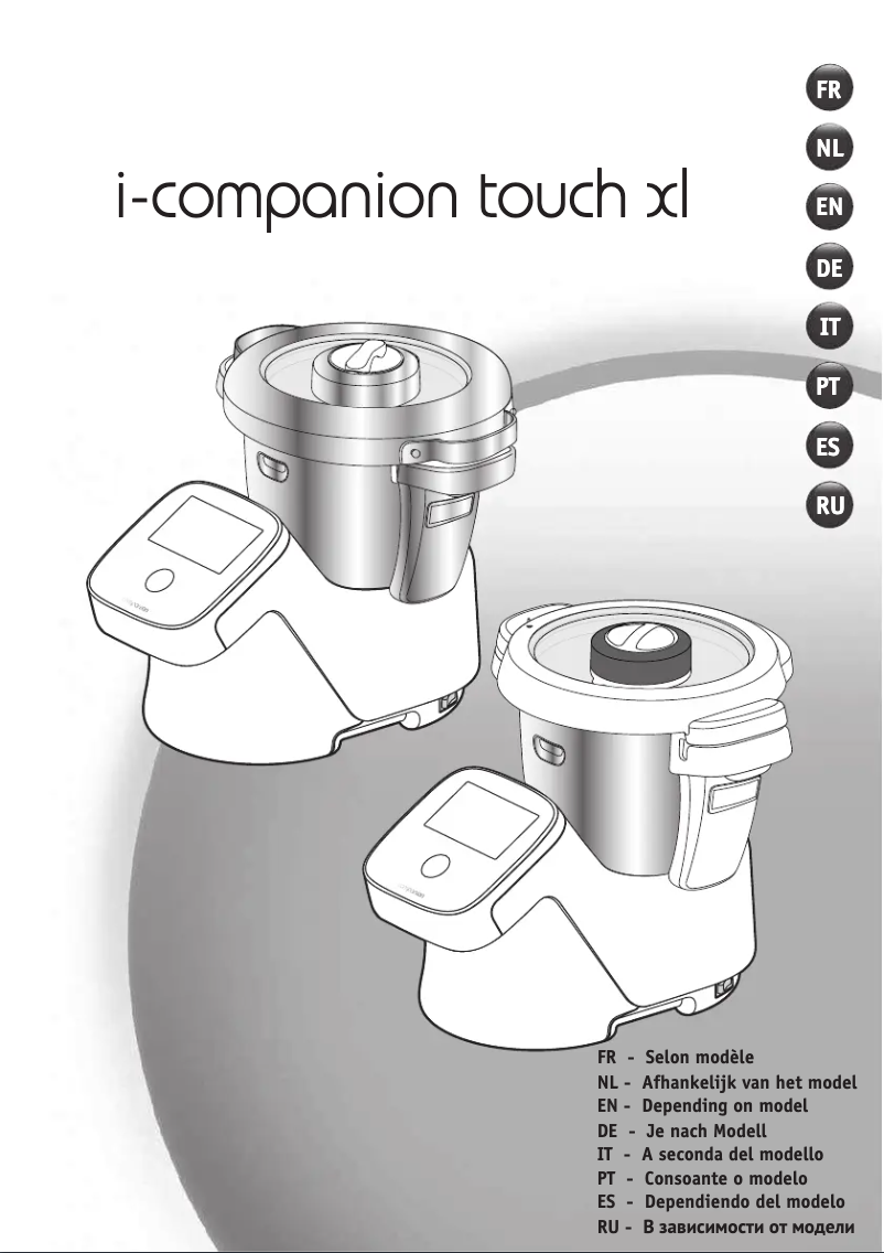 First page image of the manual for I-Companion Touch XL HF938E