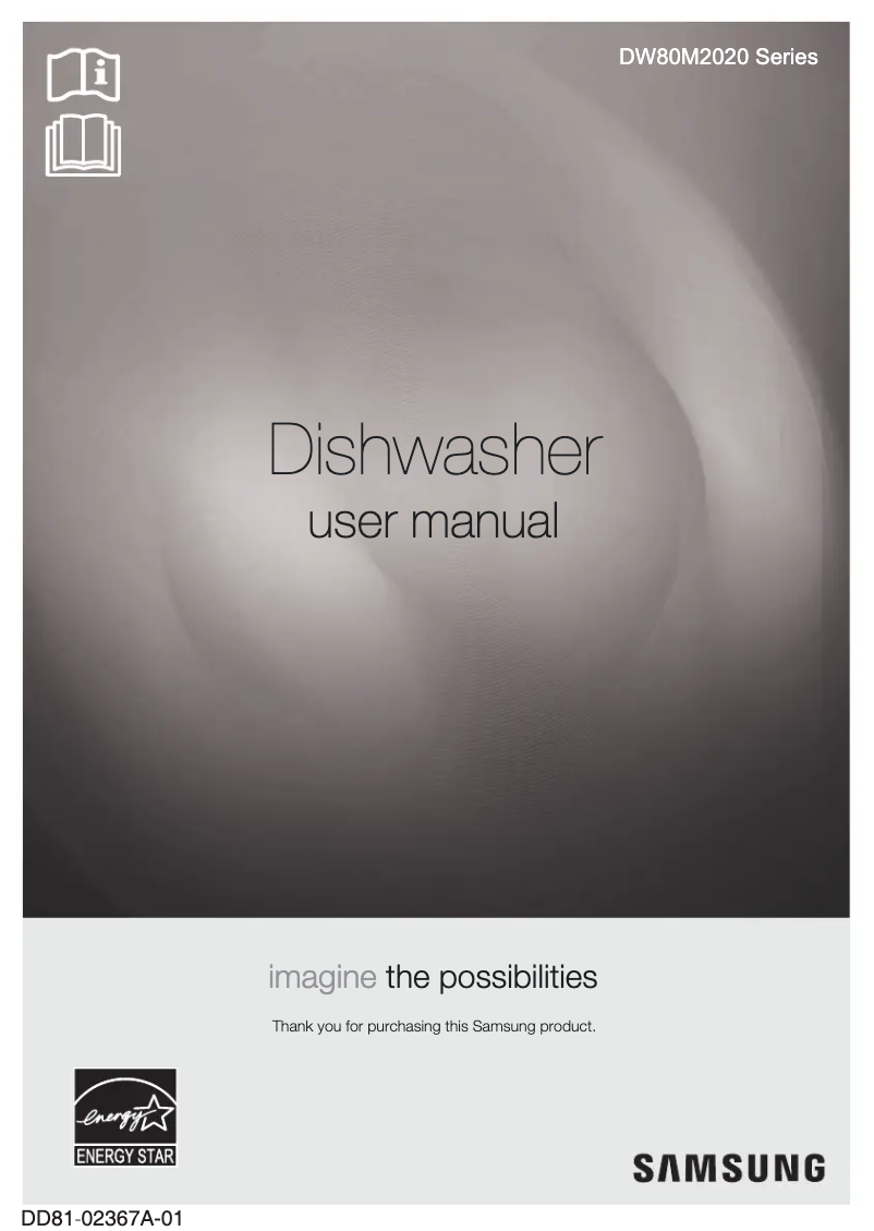 Page 1 of the manual User Manual Samsung DW80M2020US