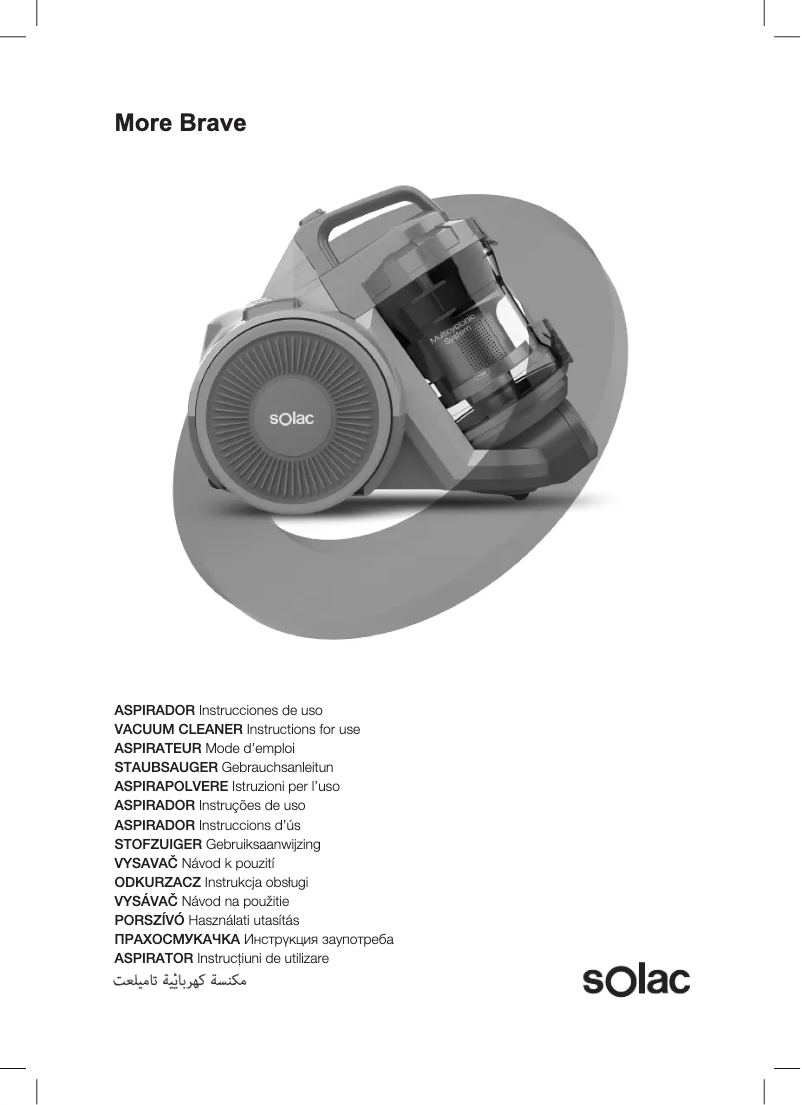 First page image of the manual for More Brave AS3266