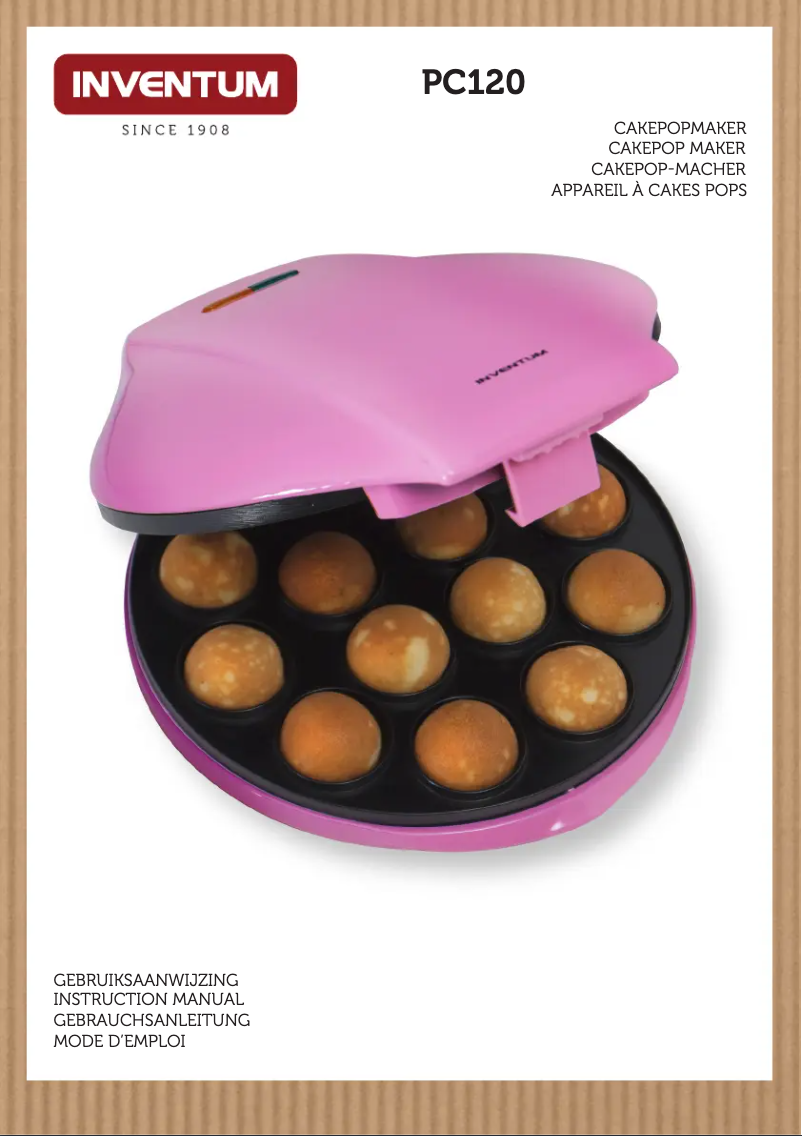 First page image of the manual for PC120