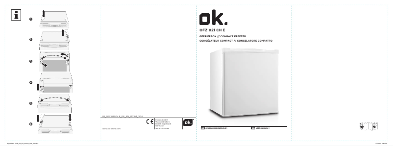 First page image of the manual for OFZ 021 CH E