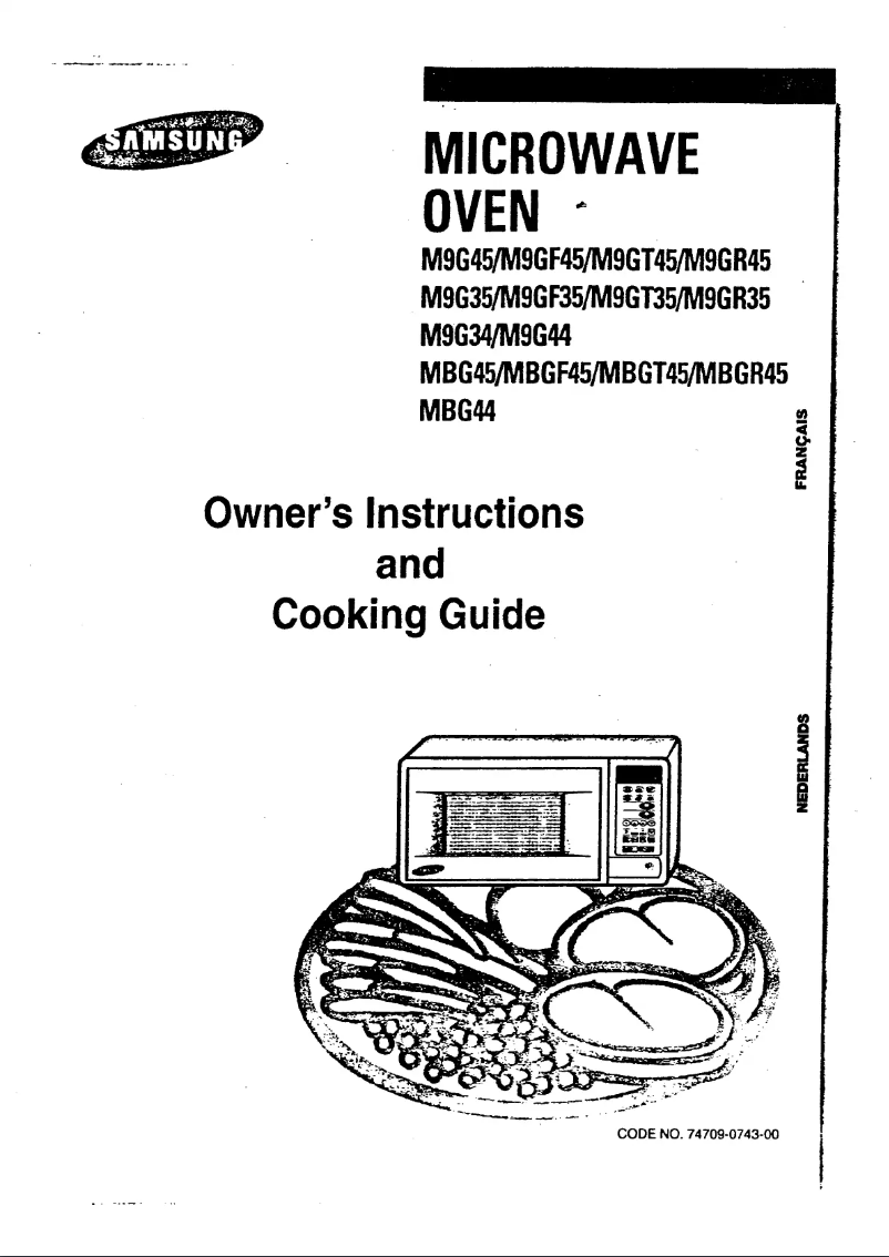 First page image of the manual for MBGT45