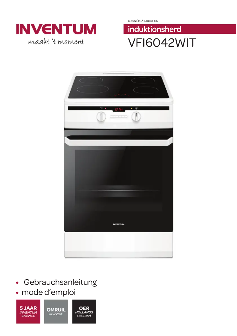 First page image of the manual for VFI6042WIT