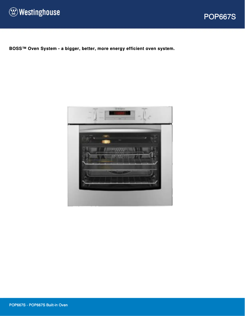 First page image of the manual for POP667S