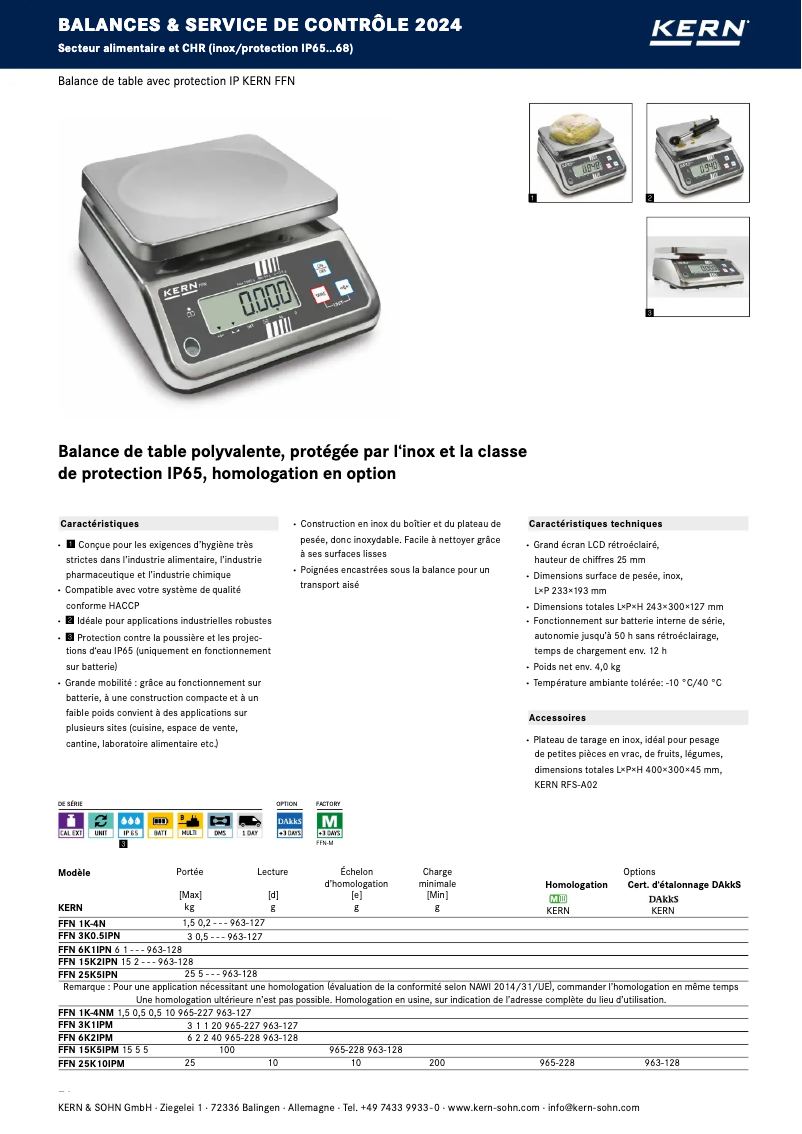 First page image of the manual for FFN 3K1IPM