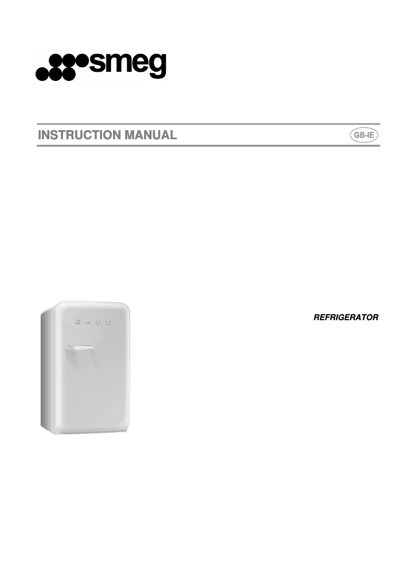 First page image of the manual for FAB5RRD