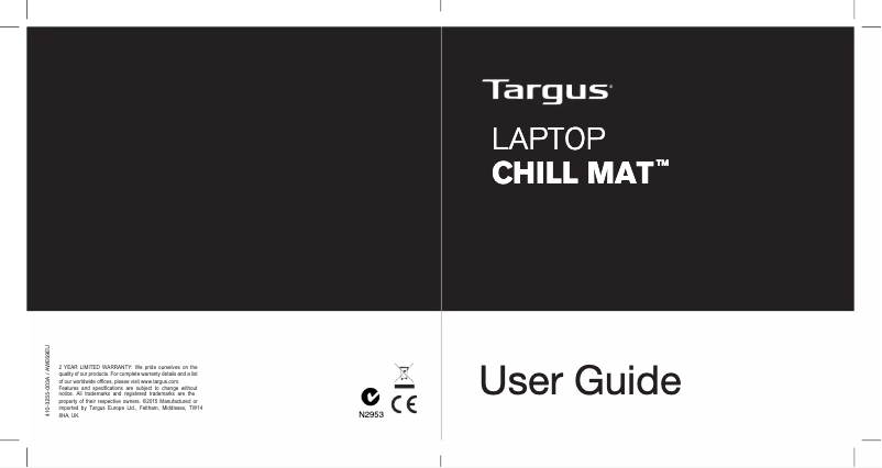 First page image of the manual for AWE69EU