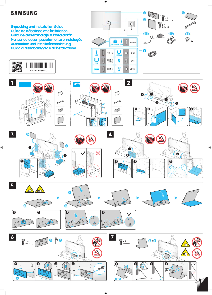 Page 1 of the manual User Manual Samsung QN85QN900CG