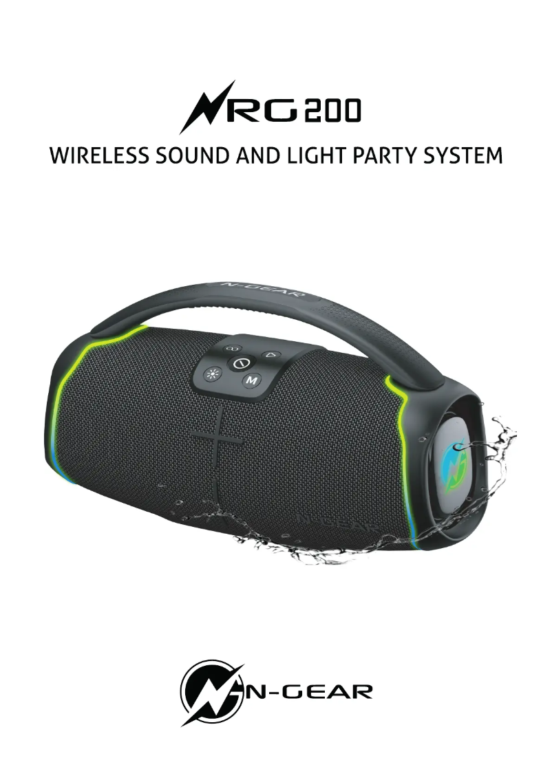 Page 1 of the manual User Manual N-Gear NRG 200