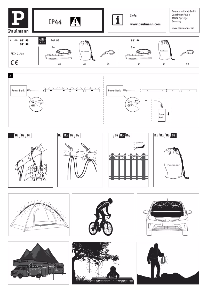 First page image of the manual for 941.96