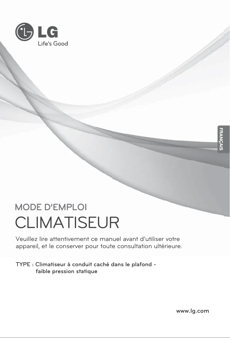 Page 1 of the manual User Manual LG ARNU07GL1G2