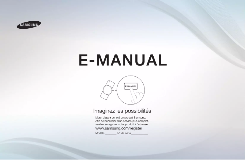 First page image of the manual for PS43D450A2W