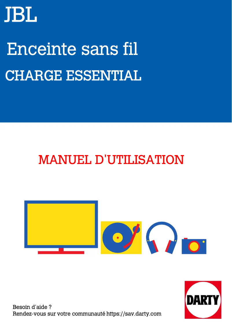 Page 1 of the manual User Manual JBL Charge Essential