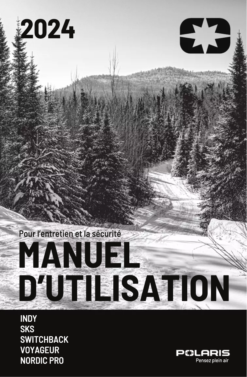 Page 1 of the manual User Manual Polaris 650 Voyageur 146 (2024)