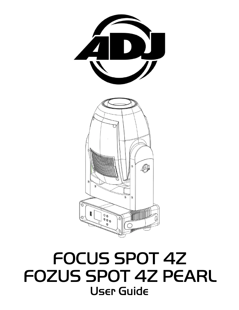 First page image of the manual for Focus Spot 4Z