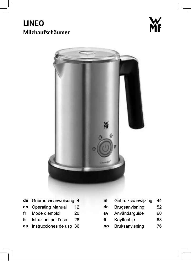 First page image of the manual for LINEO