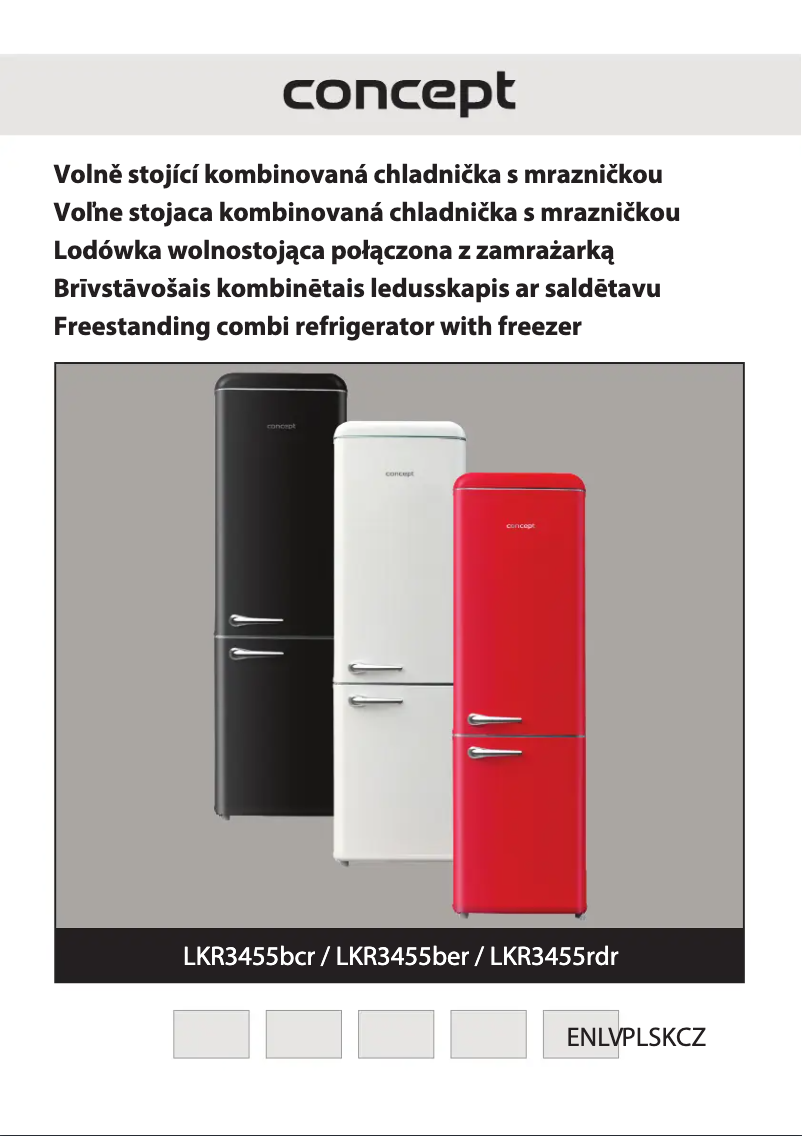 Page 1 of the manual User Manual Concept LKR3455BER
