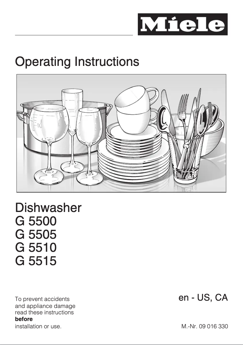 First page image of the manual for G 5515
