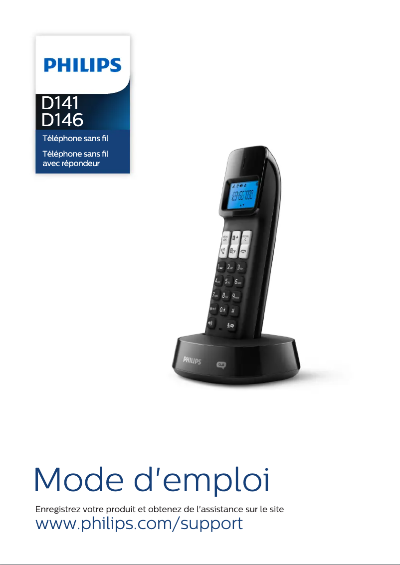 First page image of the manual for D1461WG