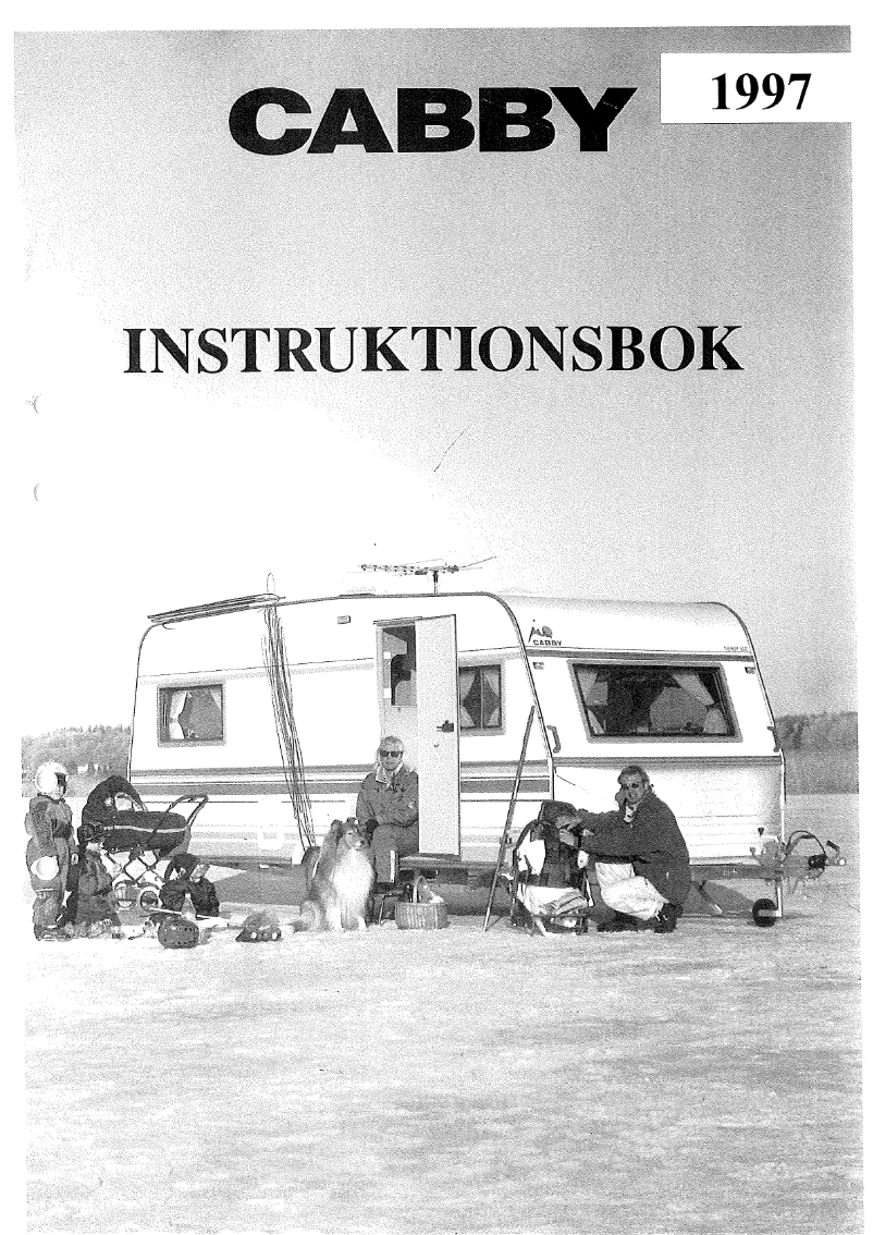 Page 1 of the manual User Manual Cabby 1997