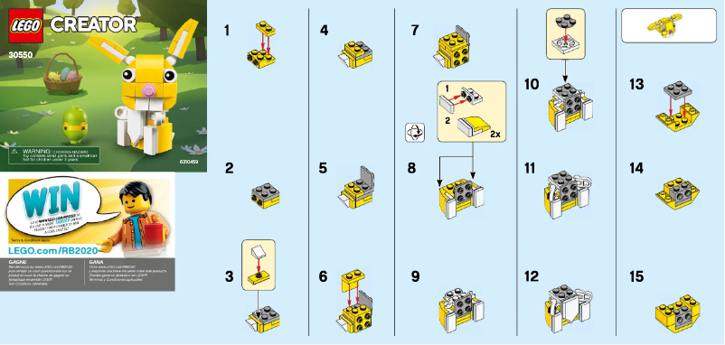 Page 1 of the manual User Manual Lego Creator 30550