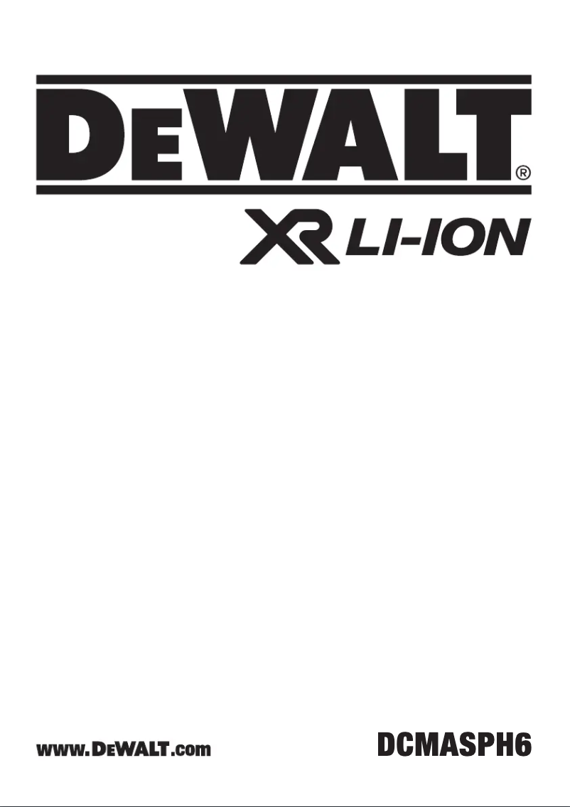 First page image of the manual for DCMASPH6