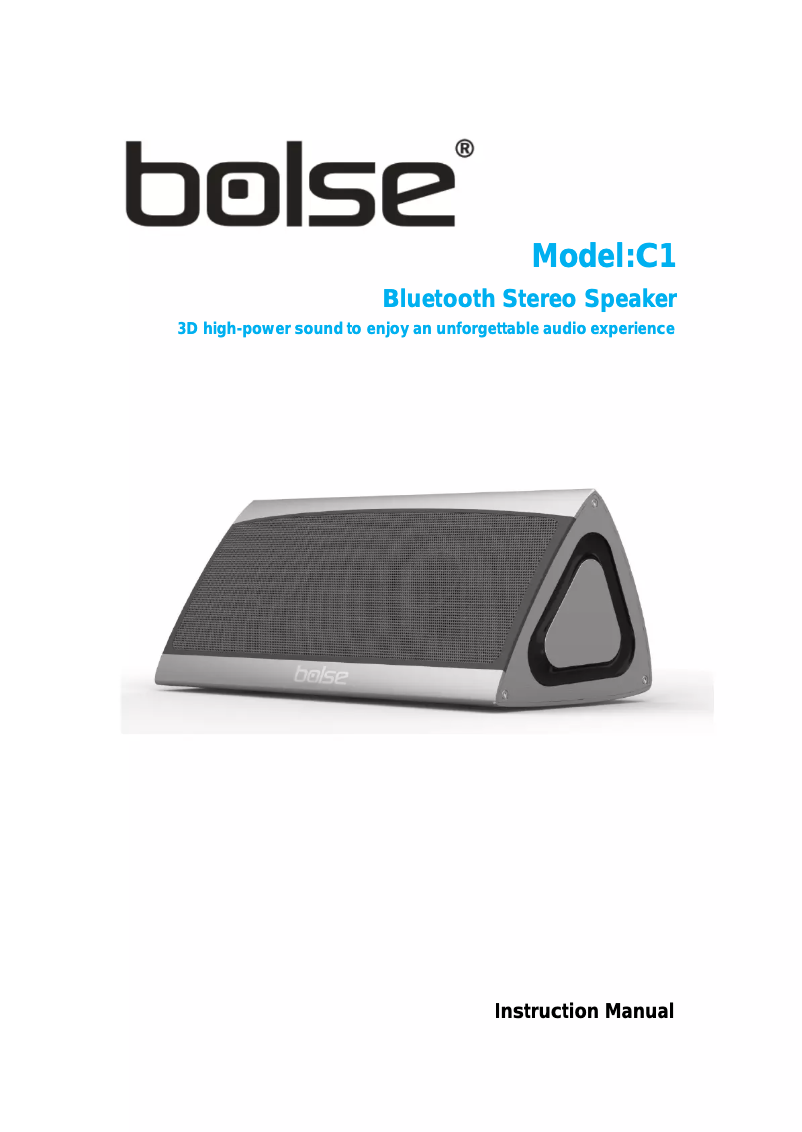 First page image of the manual for C1