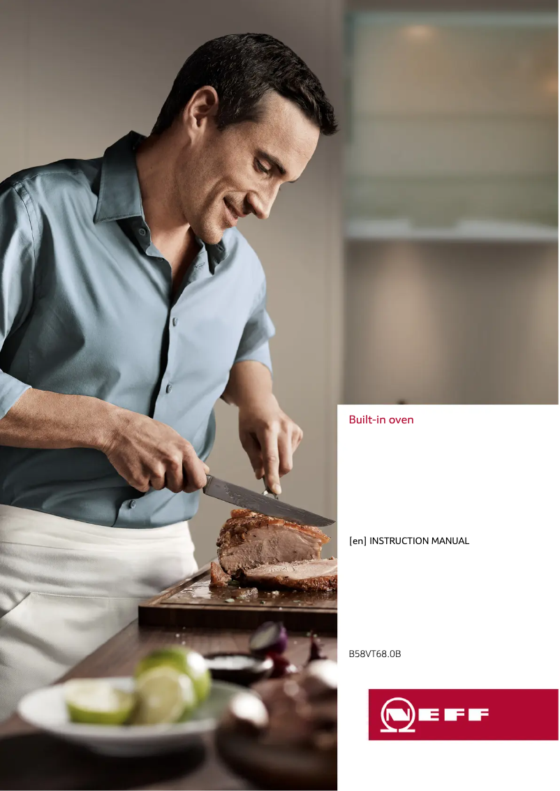 Page 1 of the manual Instruction Manual Neff B58VT68N0