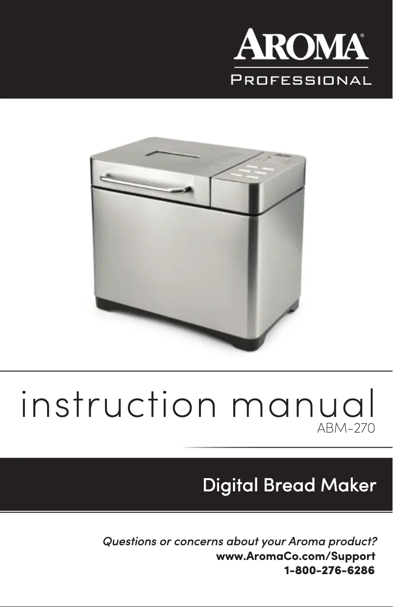 First page image of the manual for ABM-270