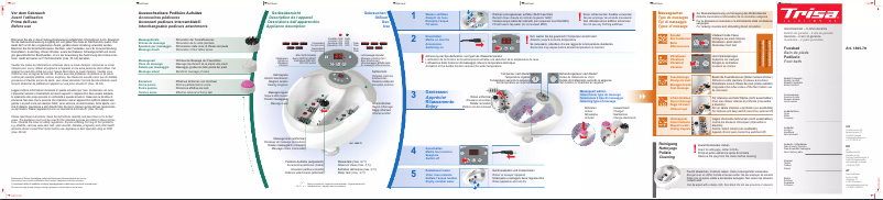 Page 1 of the manual User Manual Trisa Vital Feet Fussbad