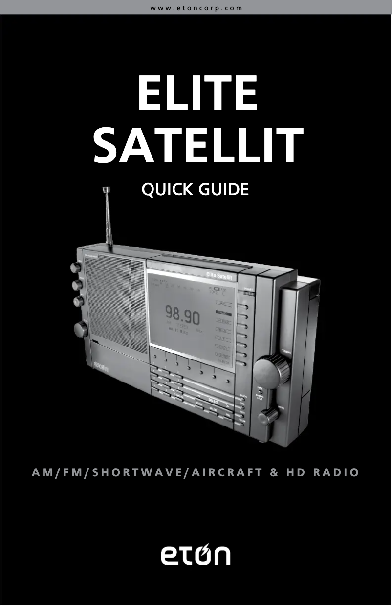 First page image of the manual for Elite Satellit