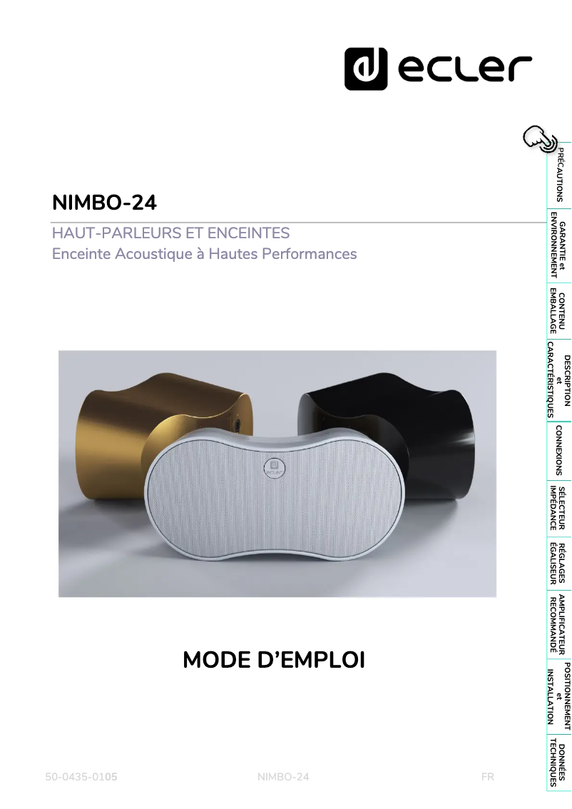 First page image of the manual for NIMBO-24