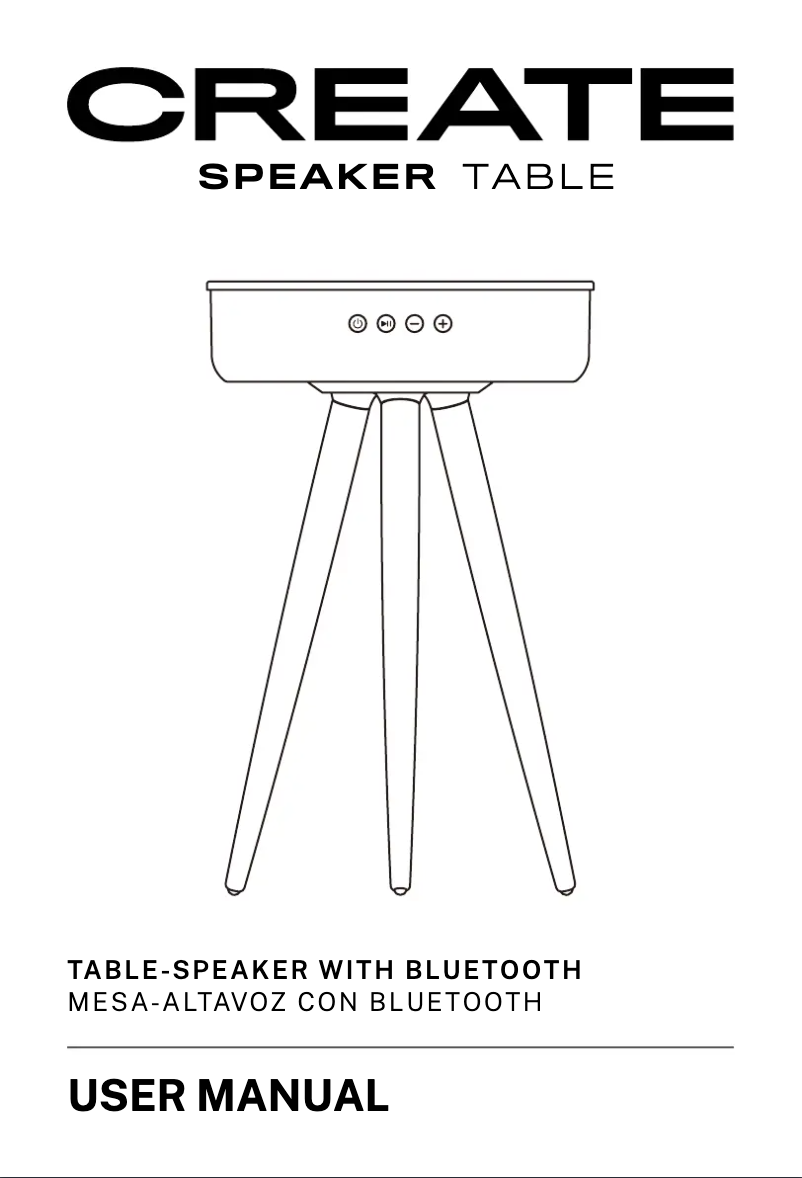 First page image of the manual for Speaker Table 360